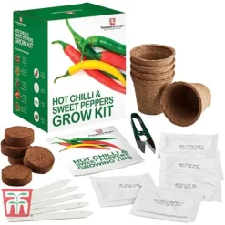 Red Hot Chilli & Sweet Peppers Growing Kit - Gift -Plants Sales Store REDH KA8274 B
